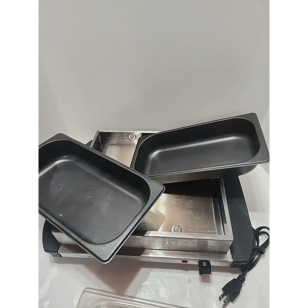 Cook's‎ Essential Non Stick Buffet Server 2 Trays 13 X 7